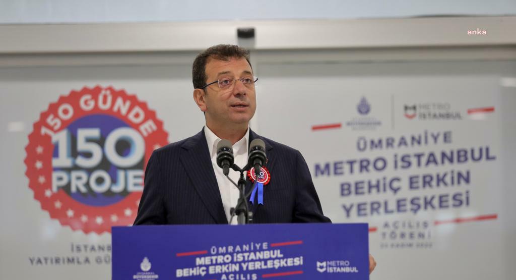 İstanbul Büyükşehir Belediye (İBB) Başkanı Ekrem İmamoğlu, TCDD’nin kurucusu ve