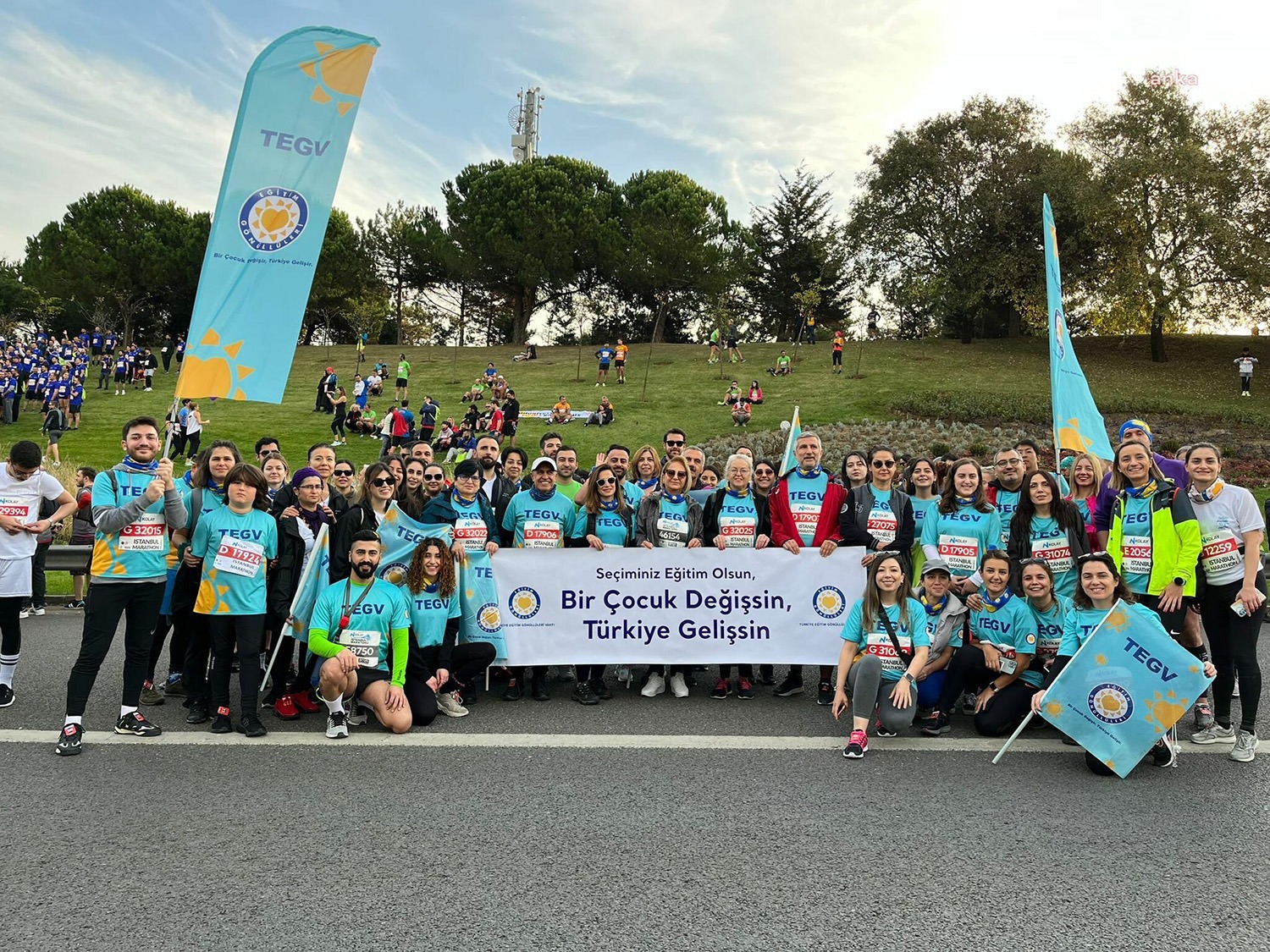 Türkiye Eğitim Gönüllüleri Vakfı'nın (TEGV), "N Kolay 44. İstanbul Maratonu"