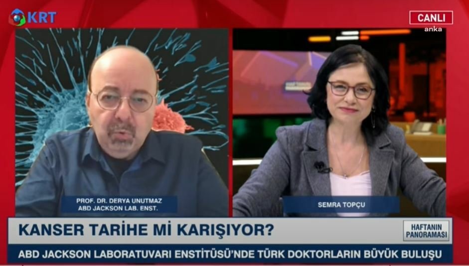 ABD’deki Jackson Laboratuvarı Enstitüsü’nün baş araştırmacısı Prof. Dr. Derya Unutmaz,