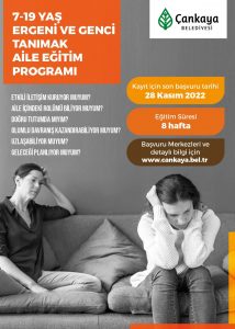 Cankaya Belediyesi Ailelere Yonelik Egitim Programi Baslatiyor
