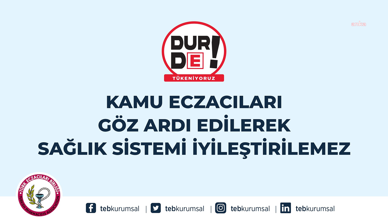 Türk Eczacıları Birliği (TEB), Sağlık Bakanlığı Ek Ödeme Yönetmeliği’yle ilgili