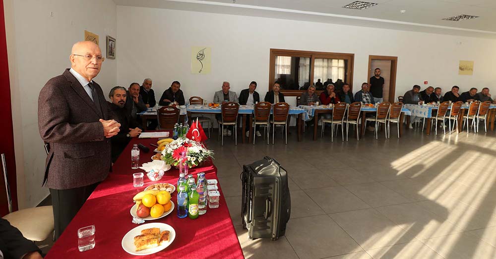 Yenimahalle Belediye Başkanı Fethi Yaşar, Mermerciler Sitesi esnafıyla Yenimahalle Belediyesi