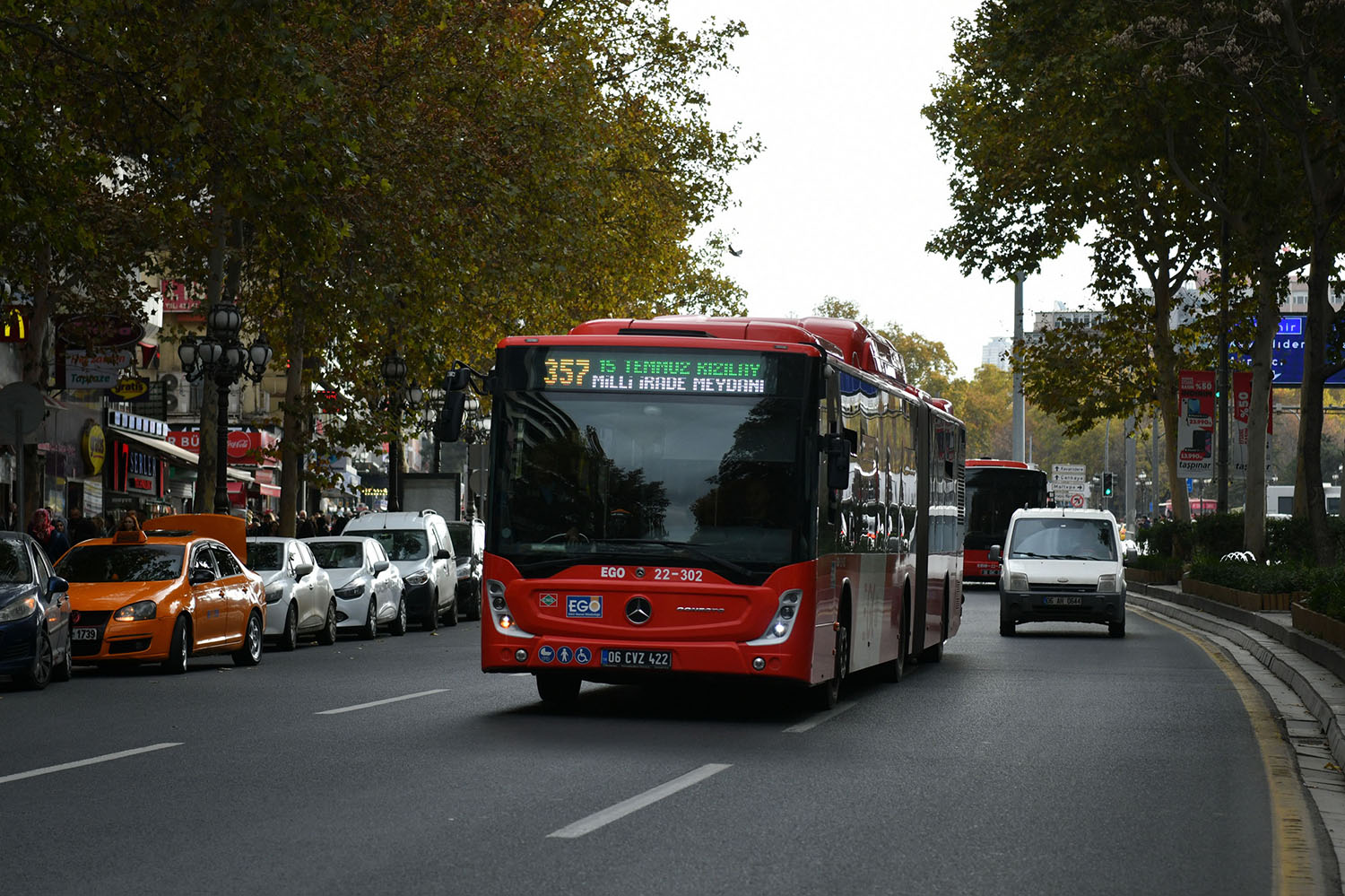 Ankara Büyükşehir Belediyesi EGO Genel Müdürlüğünün otobüs filosu, 2013 yılından