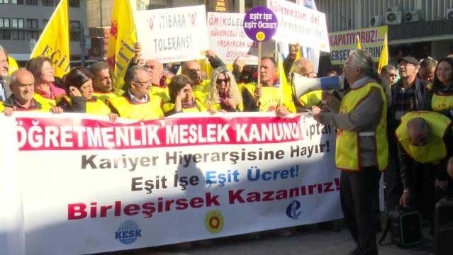 Eğitim sendikaları, Öğretmenlik Meslek Kanunu ile kariyer basamağı sınavlarının iptali