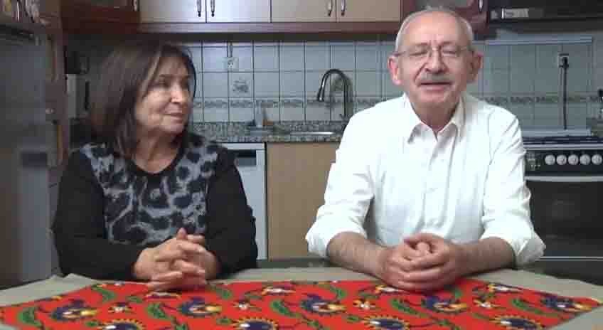 CHP Genel Başkanı Kemal Kılıçdaroğlu, eşi Selvi Kılıçdaroğlu ile birlikte