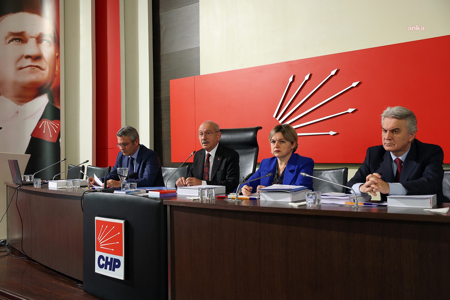 CHP Parti Meclisi (PM), Genel Başkan Kemal Kılıçdaroğlu başkanlığında toplandı.