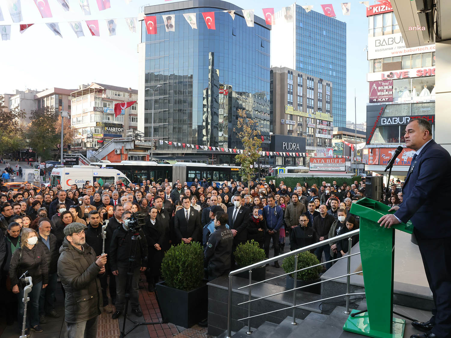 Çankaya Belediyesi, Büyük Önder Mustafa Kemal Atatürk’ü, ebediyete intikalinin 84.