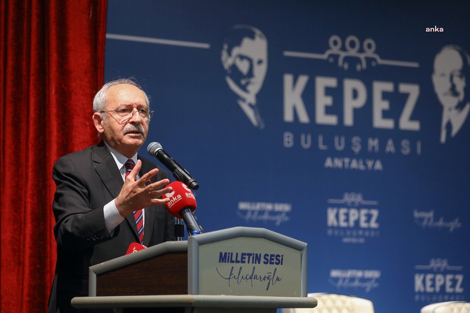 CHP Genel Başkanı Kemal Kılıçdaroğlu, Antalya’da; yeni asgari ücreti “Eğer