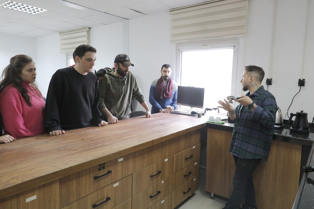 Çankaya Belediyesinin istihdam garantili mesleki eğitim kurslarından “Barista” eğitimleri devam