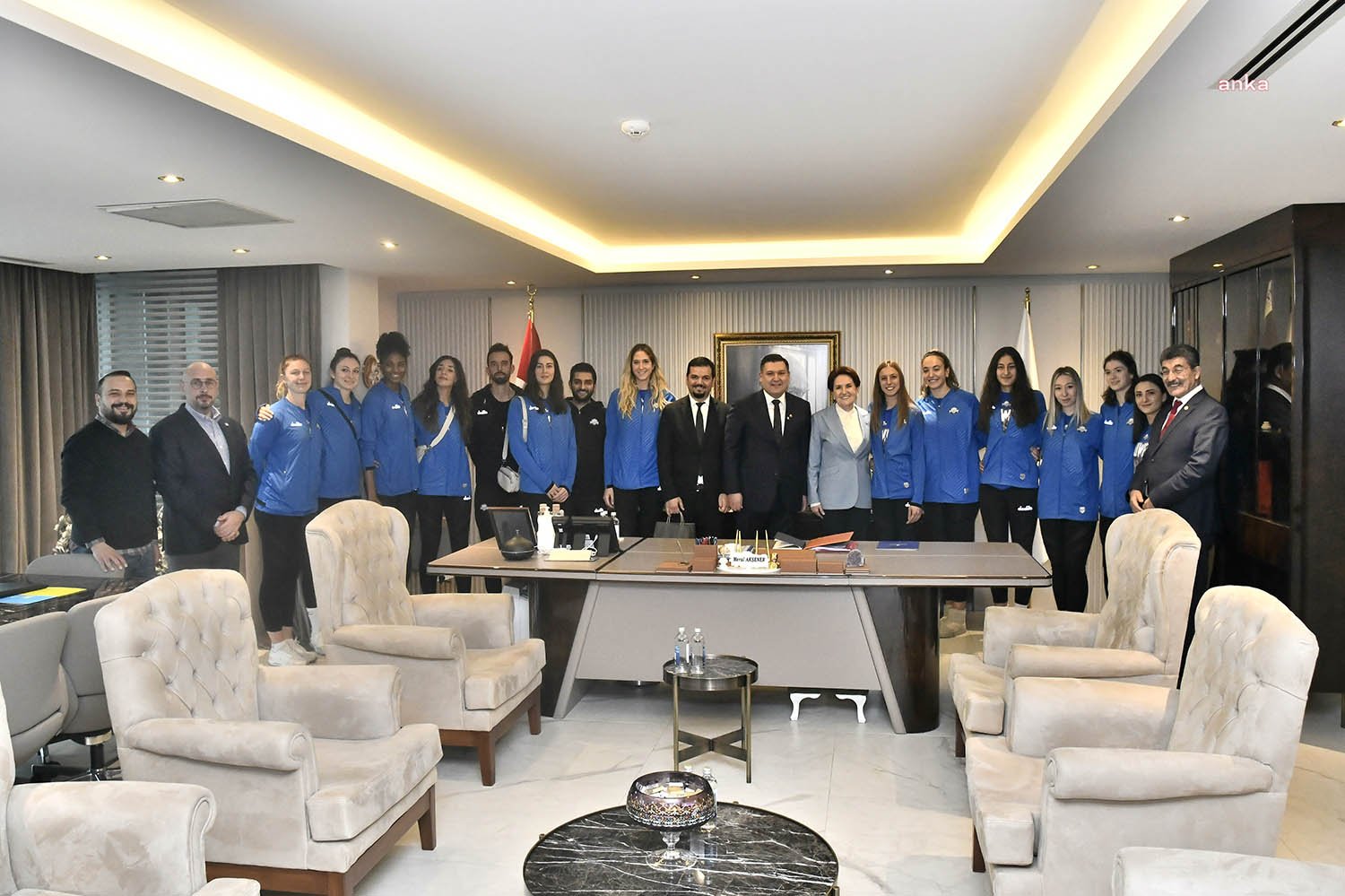 İYİ Parti Genel Başkanı Meral Akşener, Sigorta Shop Spor Kulübü