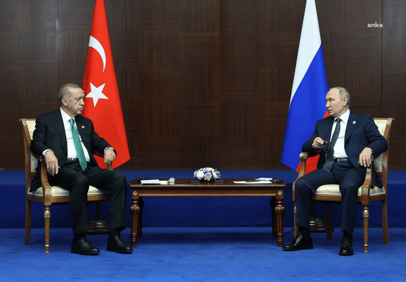 Cumhurbaşkanı Erdoğan, Rusya Devlet Başkanı Vladimir Putin İle Görüştü Cumhurbaşkanı Recep Tayyip Erdoğan, Rusya Devlet Başkanı Vladimir Putin ile
