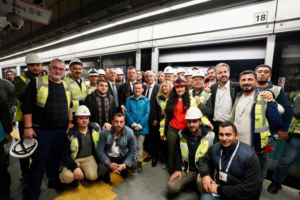 Beşiktaş’ı yer altından Şişli’ye bağlayacak Yıldız-Fulya-Mecidiyeköy metro hattında gerçekleştirilen test