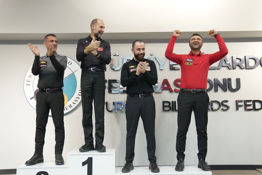 Gölbaşı Uluslararası Bilardo Kompleksinde düzenlenen Türkiye 3 Bant Bilardo Şampiyonası