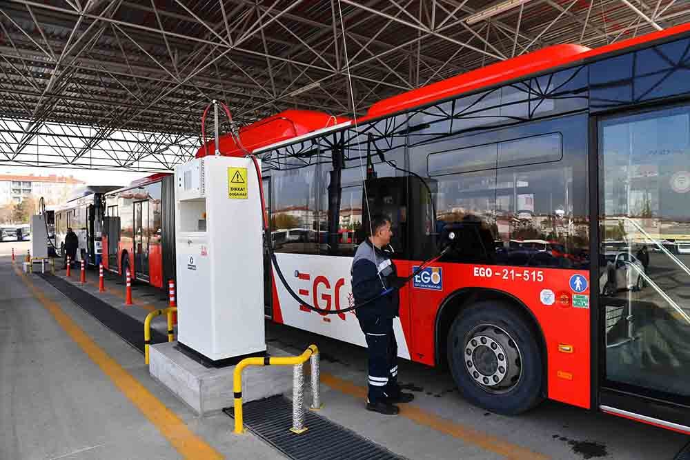 EGO’dan Avrupa’nın En Büyük Doğalgaz Dolum İstasyonu EGO Genel Müdürlüğü, Sincan’da bulunan 5. Bölge Otobüs İşletme Şube