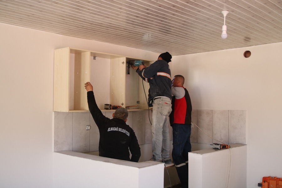 Elmadağ Belediyesi tarafından Karacahasan mahallesinde, 60 metrekarelik alanda, Muhtarlık binası