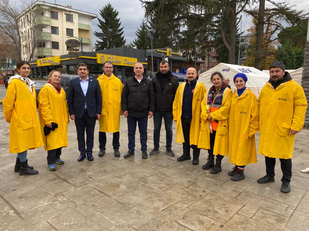 Türkiye Değişim Partisi (TDP) Genel Başkan Yardımcısı Hüseyin Akgün, Düzce’de