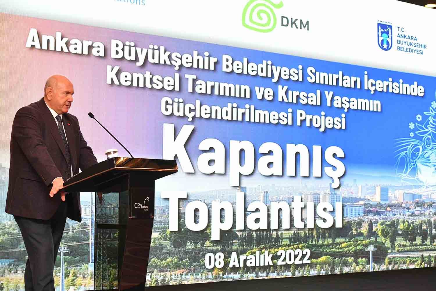 ABB Çevresinde Kentsel Tarım ve Kırsal Yaşamın Güçlendirilmesi Projesi’nin Raporu Hazırlandı Ankara Büyükşehir Belediyesi ile Birleşmiş Milletler Gıda ve Tarım Örgütü