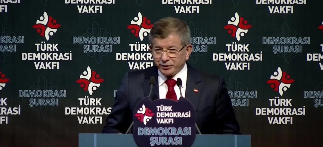 Gelecek Partisi Genel Başkanı Ahmet Davutoğlu, Türk Demokrasi Vakfı’nın düzenlediği