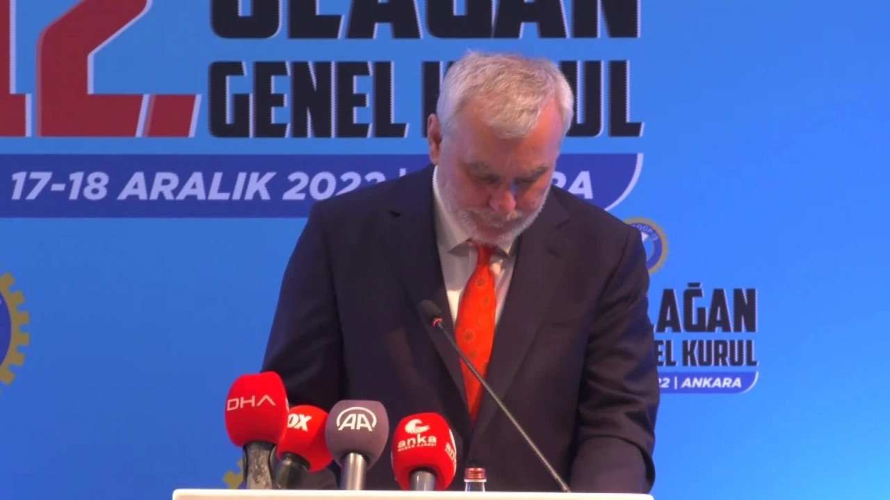 Tez Koop-İş Sendikası Genel Başkanı Haydar Özdemiroğlu, sendikanın 12. Genel