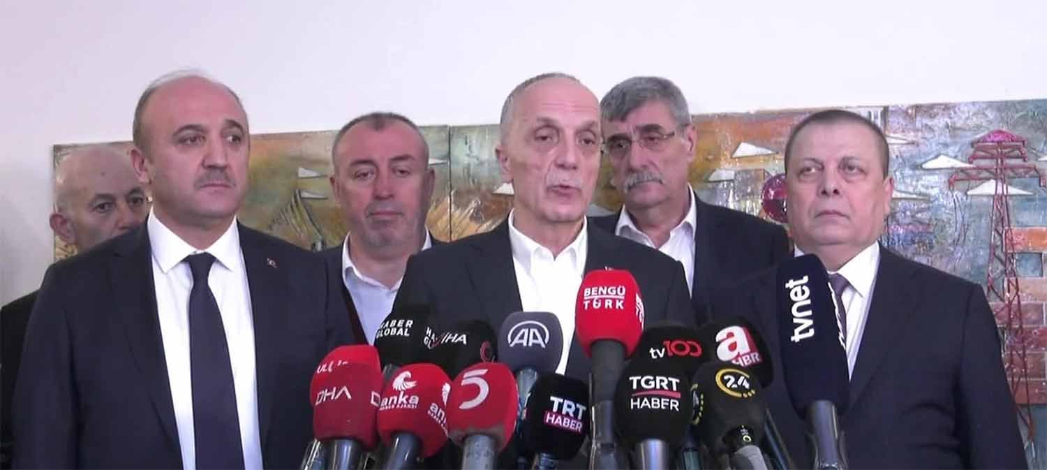 TÜRK-İŞ Genel Başkanı Ergün Atalay, asgari ücret tekliflerinin 9 bin