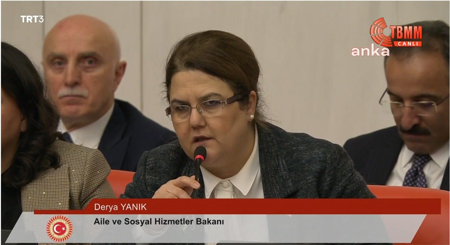 Aile ve Sosyal Hizmetler Bakanı Derya Yanık, TBMM Genel Kurulu’nda;