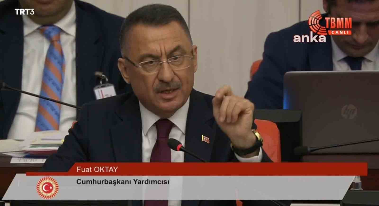 Cumhurbaşkanı Yardımcısı Fuat Oktay TBMM Genel Kurulu’nda, “Başbakanlık Müsteşarı olduğum