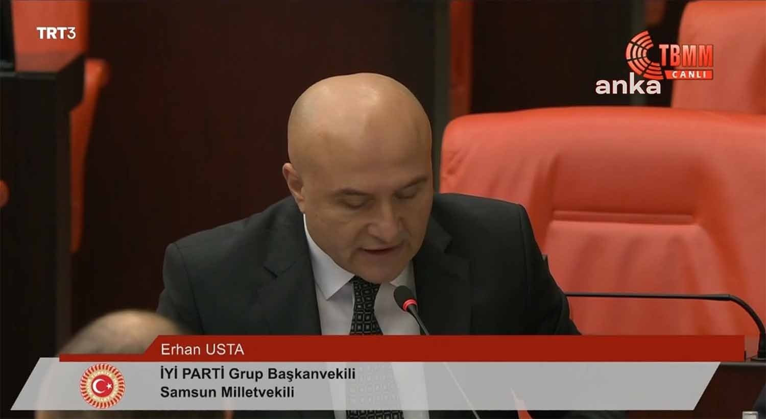 İYİ Parti Grup Başkanvekili Erhan Usta, İstanbul Büyükşehir Belediye Başkanı