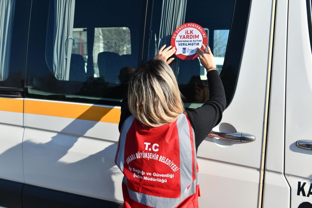 Ankara Büyükşehir Belediyesi Sağlık İşleri Daire Başkanlığı Kahramankazanlı okul servis