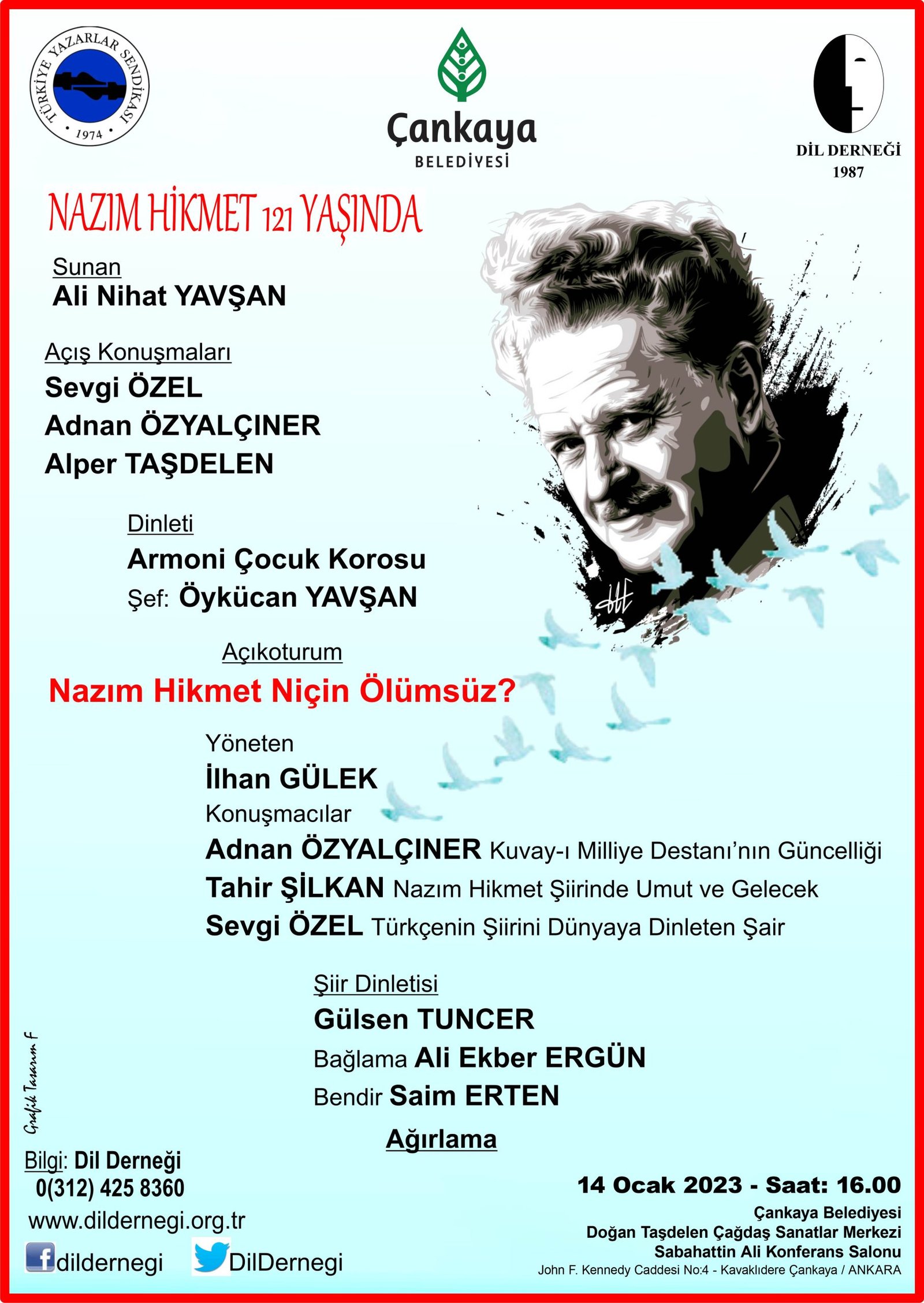 Başkent'in kültür ve sanat hayatını zenginleştiren, birbirinden değerli etkinlikleri sanatseverlerle