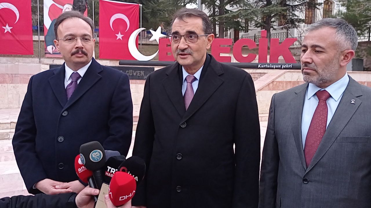 Enerji ve Tabii Kaynaklar Bakanı Fatih Dönmez, Cumhurbaşkanı Recep Tayyip
