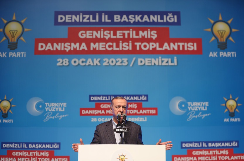 Cumhurbaşkanı Recep Tayyip Erdoğan, AKP Denizli İl Danışma Meclisi Toplantısı'nda;