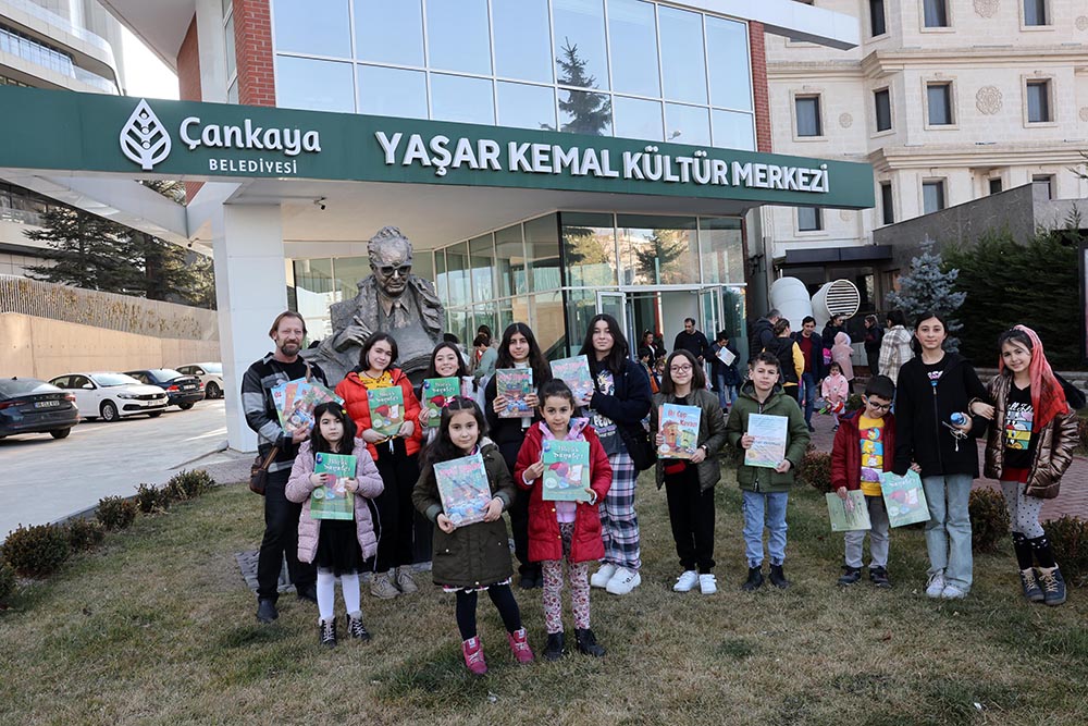 Çankaya Belediyesi yarıyıl tatiline giren öğrencilere şenlik havasında bir festival