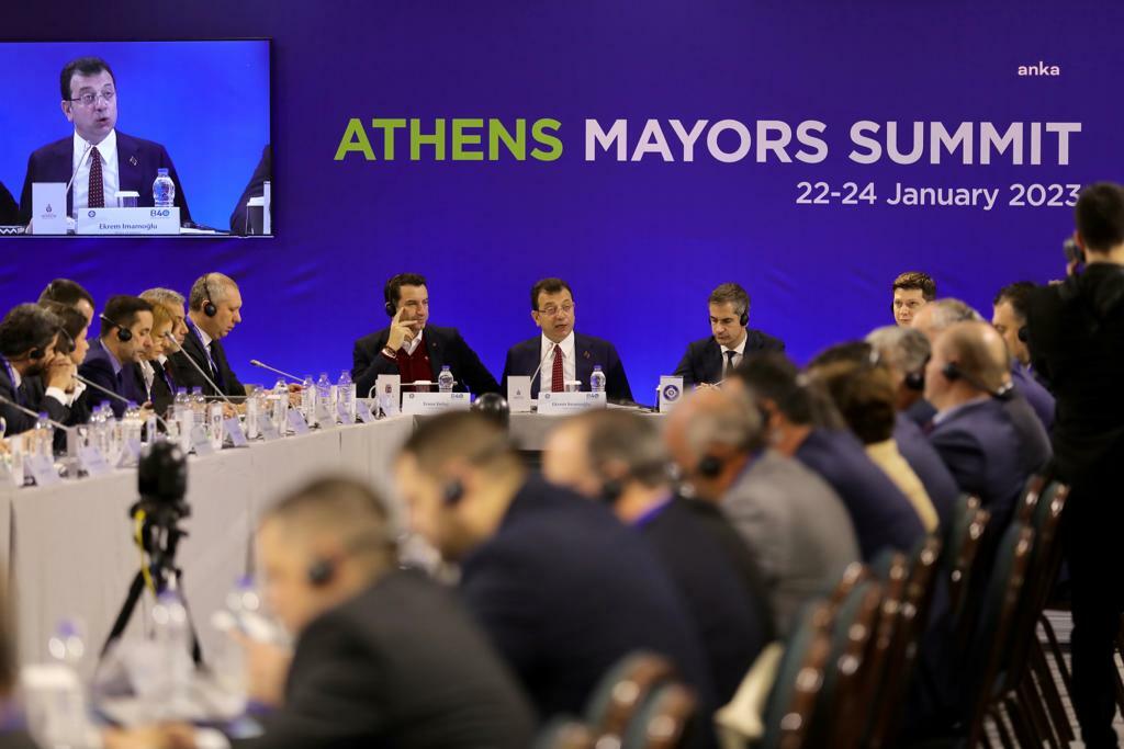 İstanbul Büyükşehir Belediye (İBB) Başkanı Ekrem İmamoğlu, kurucu başkanlığını yaptığı