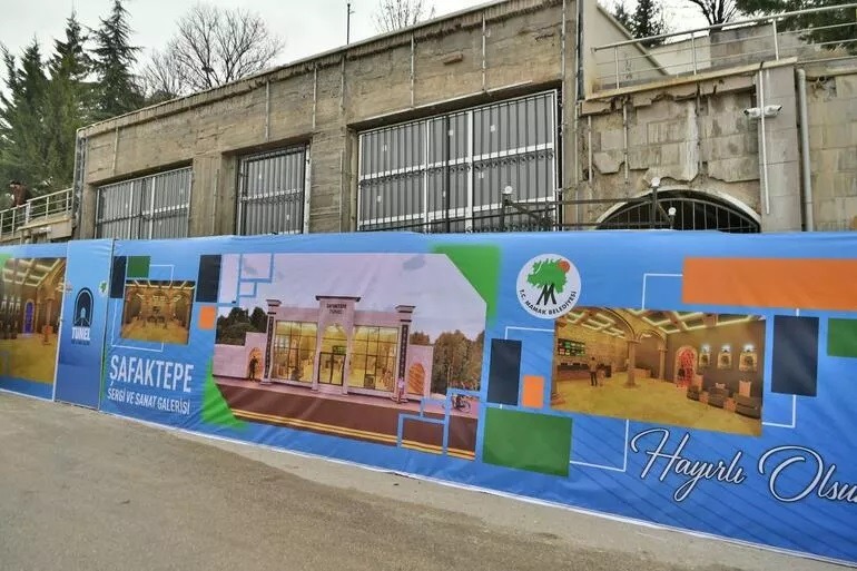 Tarihi Şafaktepe Dekovil Hattı Mamak Belediyesi tarafından sergi ve sanat