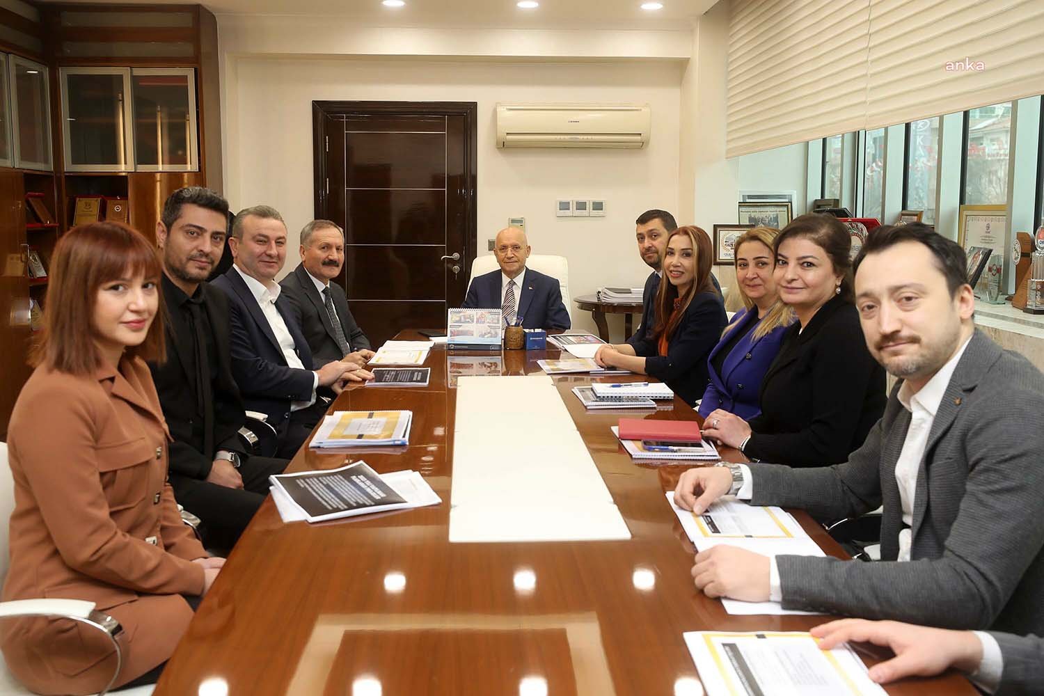 Yenimahalle Belediye Başkanı Fethi Yaşar, Belediye Başkan Yardımcıları Hüseyin Boran,