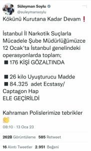 Istanbul'da Uyusturucu Saticilarina Yonelik Operasyon: 176 Supheli Gozaltina Alindi