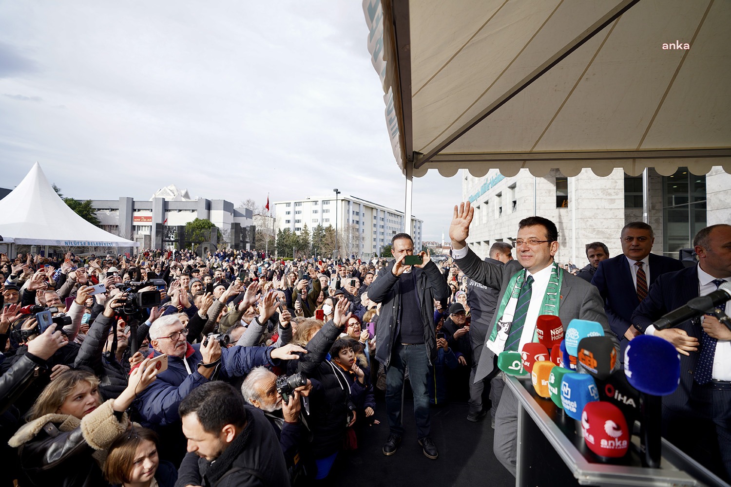 İstanbul Büyükşehir Belediye Başkanı Ekrem İmamoğlu, Bursa Nilüfer’de; “Bize yapılan