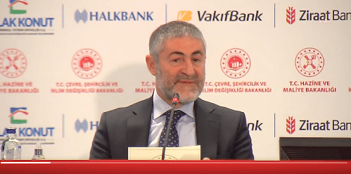 Bakan Nebati, ‘Yeni Evim Konut Finansman Programı’nı Açıkladı: “Azami 15 Sene Vade İle Sağlanacak Finansmanlarda Faiz/Kar Payı Oranları, Yüzde 0,69’dan Başlayan Oranlarla Uygulanacak” Hazine ve Maliye Bakanı Nureddin Nebati, ‘Yeni Evim Konut Finansman