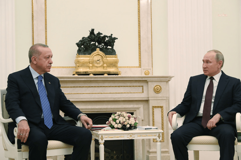 Cumhurbaşkanı Erdoğan, Rusya Devlet Başkanı Vladimir Putin İle Görüştü Cumhurbaşkanı Recep Tayyip Erdoğan, Rusya Devlet Başkanı Vladimir Putin ile