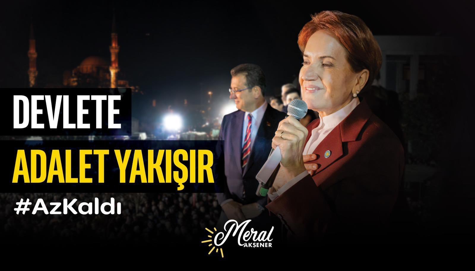 Akşener: 20 Yıldır Ülkemizi Esir Alan Bu Adaletsiz Düzeni, Milletimizle Birlikte Sandıkta Değiştireceğiz İYİ Parti Genel Başkanı Meral Akşener, “20 yıldır ülkemizi esir