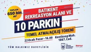 Ankara Büyükşehi̇r’den Batikent’e Dev Rekreasyon Alani