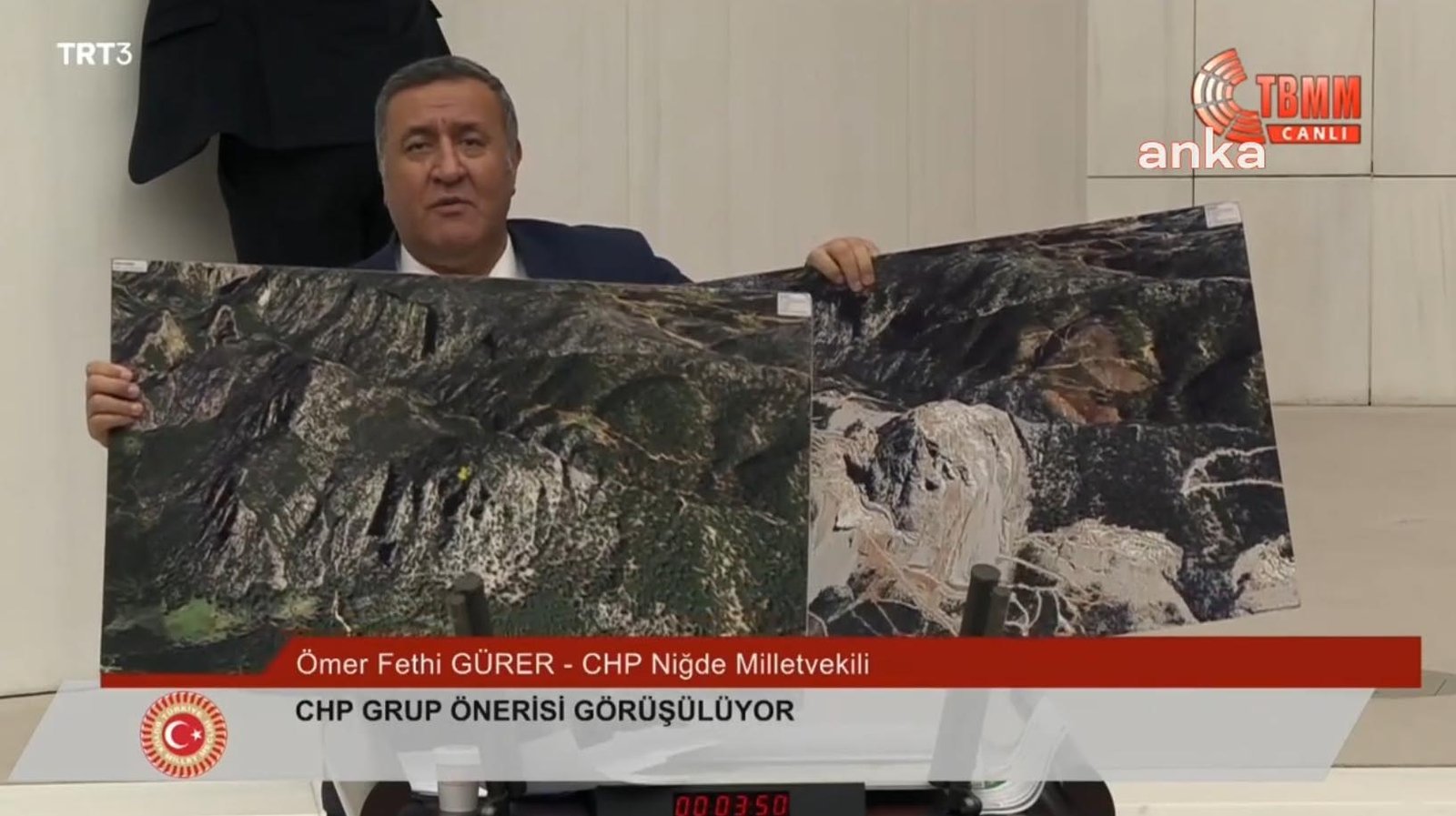 CHP’nin, “Orman varlığımızın yıllara göre artış-azalış oranlarının hesaplanması ve gerçekçi