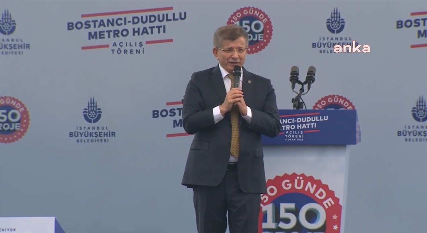 Gelecek Partisi Genel Başkanı Ahmet Davutoğlu, İstanbul Büyükşehir Belediyesi’nin Dudullu-Bostancı