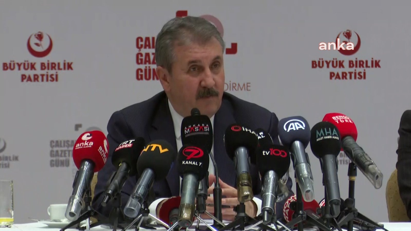 Büyük Birlik Partisi (BBP) Genel Başkanı Mustafa Destici, eski Ülkü