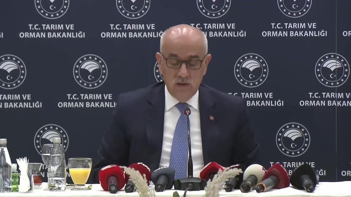 Tarım ve Orman Bakanı Vahit Kirişci, 2022 yılının değerlendirmesini yaparak,