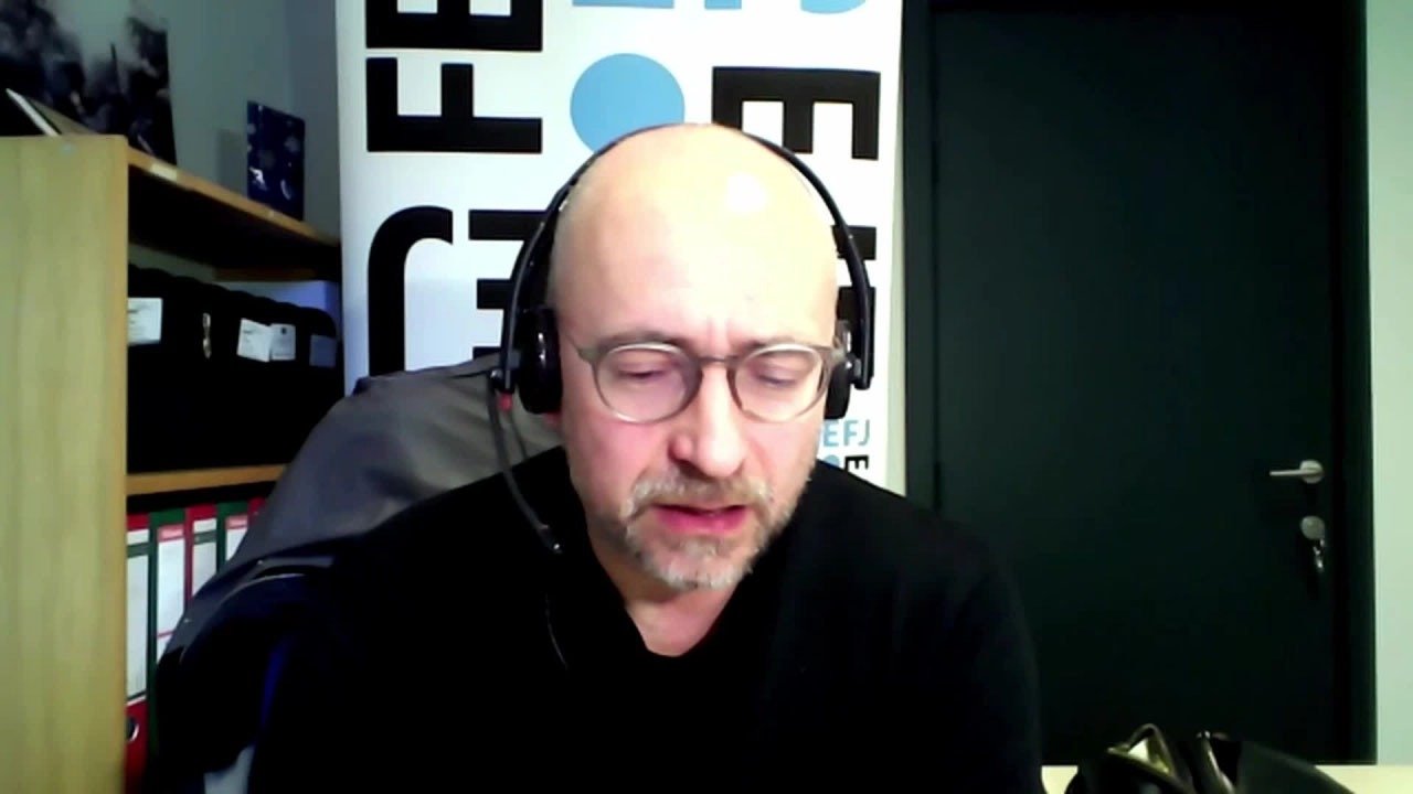 Avrupa Gazeteciler Federasyonu (EFJ) Genel Sekreteri Ricardo Gutierrez, 10 Ocak