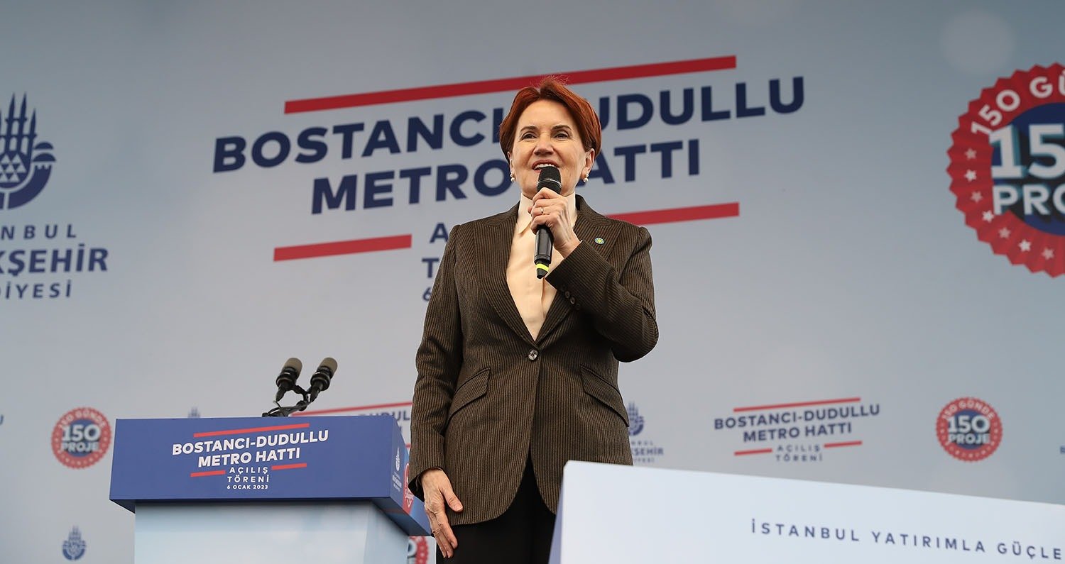 İYİ Parti Genel Başkanı Meral Akşener, İstanbul Büyükşehir Belediyesi (İBB)