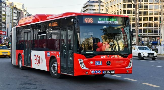 EGO Genel Müdürlüğü otobüslerinde kullanılan 1 metreküp CNG (sıkıştırılmış doğal