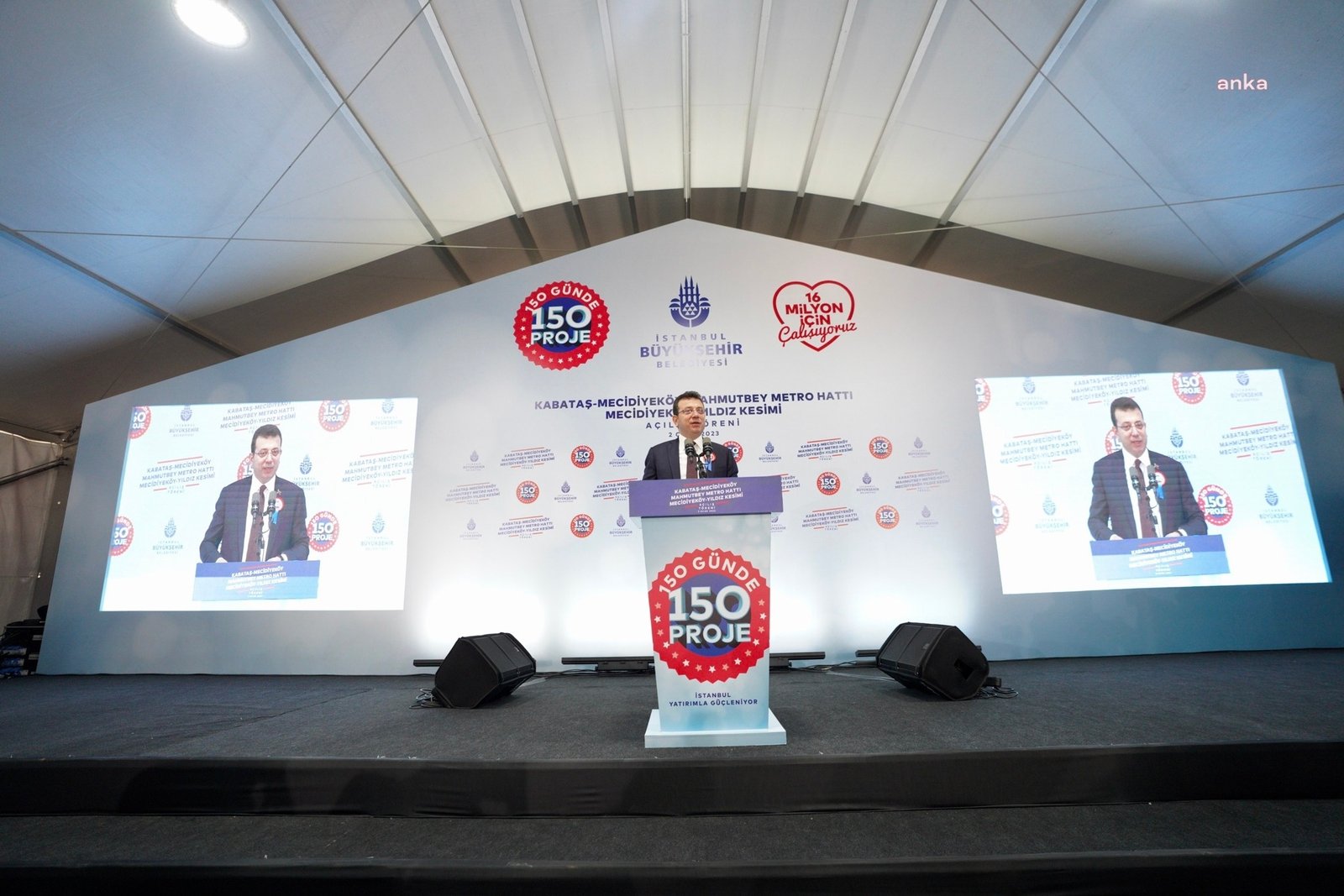 İstanbul Büyükşehir Belediye (İBB) Başkanı Ekrem İmamoğlu, AKP'nin kendi şahsi