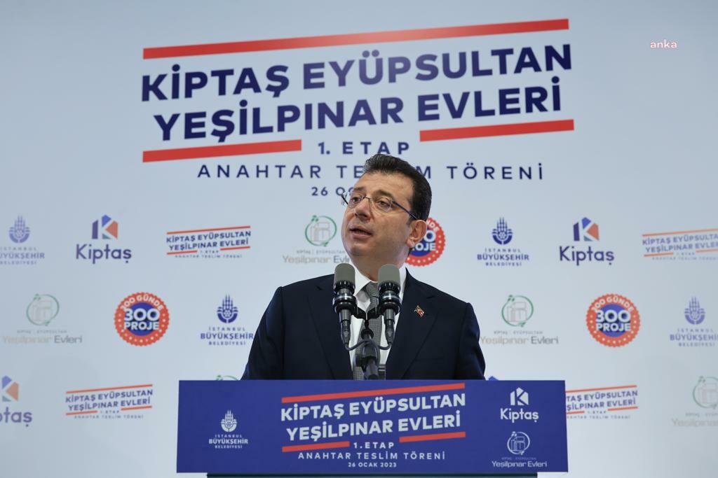 İstanbul Büyükşehir Belediye (İBB) Başkanı Ekrem İmamoğlu, “Milletin kararına alerjisi